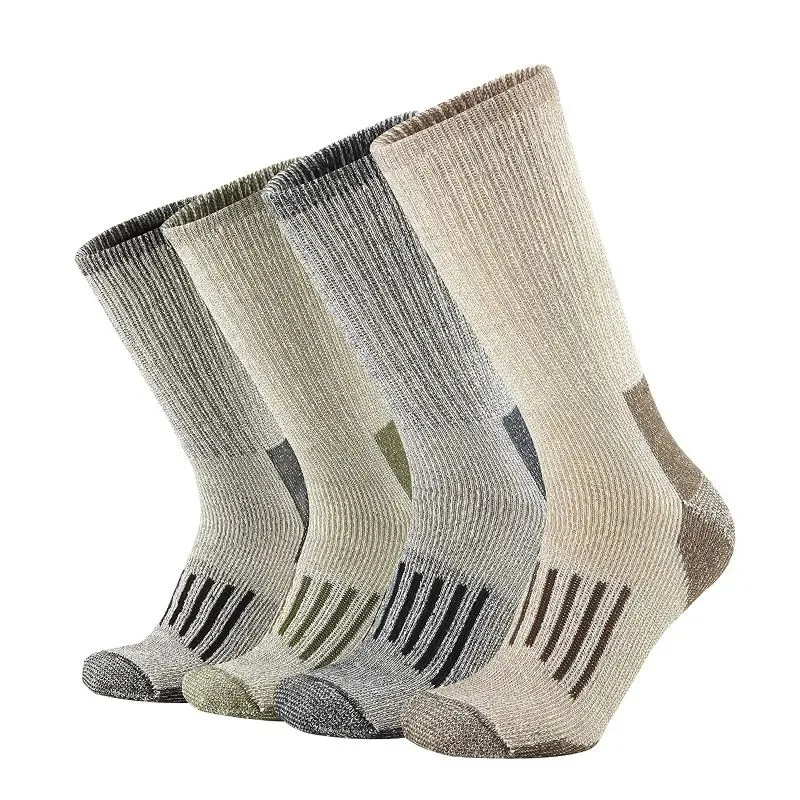 80% ウール靴下厚み暖かいハイキングクッションクルーソック - Wool Hiking Sock のレビューと価格