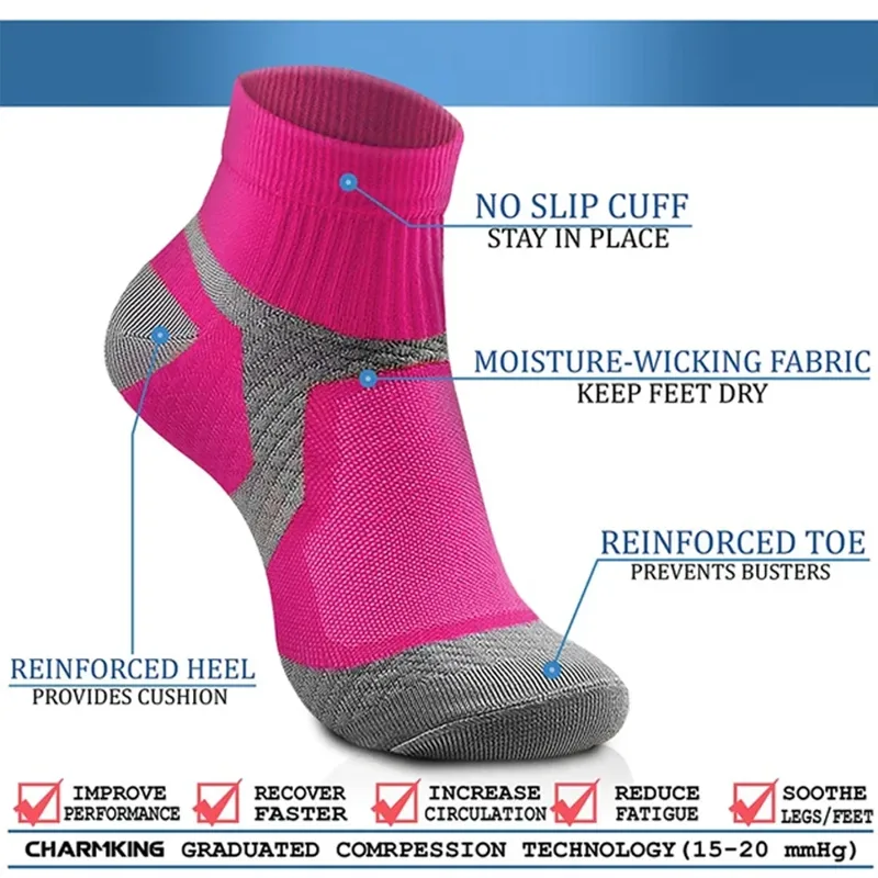 男性と女性のためのスポーツ圧縮ソックス,循環サポート,足首の - Compression Sock Medical のレビューと価格