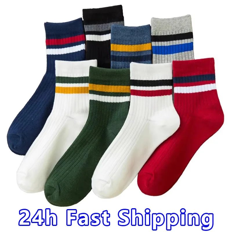 3ペア/パック綿メンズソックスファッション新カジュアル通気性 - Cotton Crew Sock Pack のレビューと価格