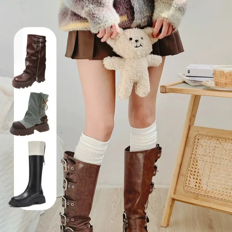 女性用オーバーザニーソックス 縦縞無地 サイハイストッキング - Thigh High Sock Stay Up のレビューと価格