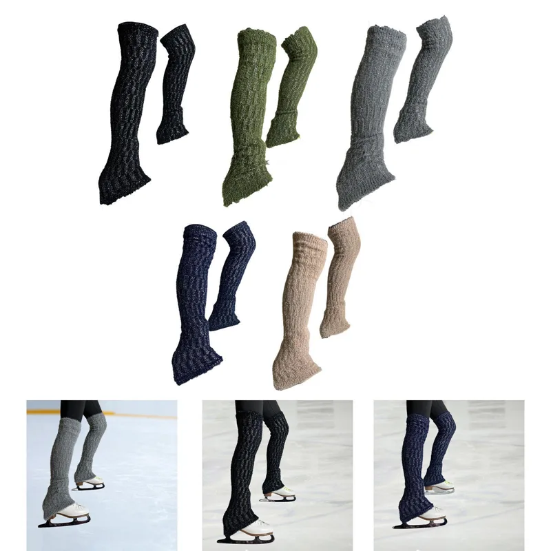 アイスフィギュアスケートレッグウォーマートレーニングウェアサ - Thermal Sock Winter のレビューと価格