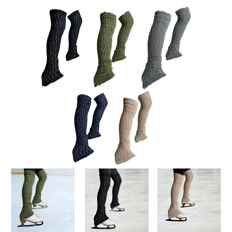 アイスフィギュアスケートレッグウォーマートレーニングウェアサ - Thermal Sock Winter のレビューと価格