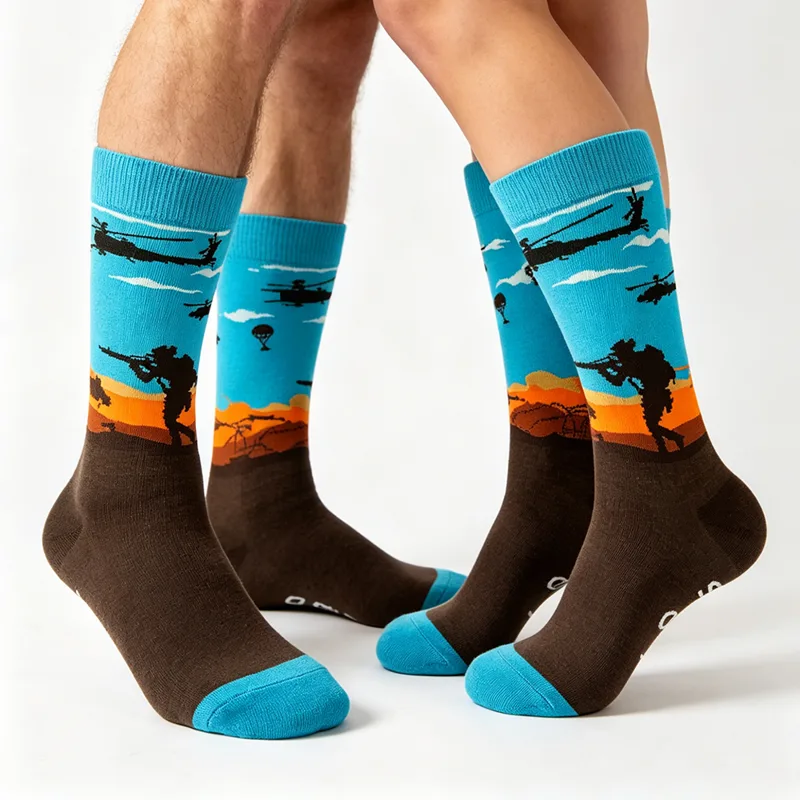 【10足】ロットパック男性女性カップル恋人ソックス新着菱形動 - Cotton Crew Sock Pack のレビューと価格