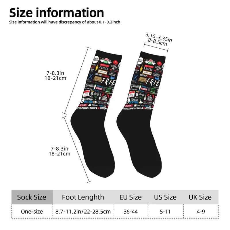 カスタムキュートで面白いテレビ番組フレンズコラージュソックス - No Show Sock Women のレビューと価格