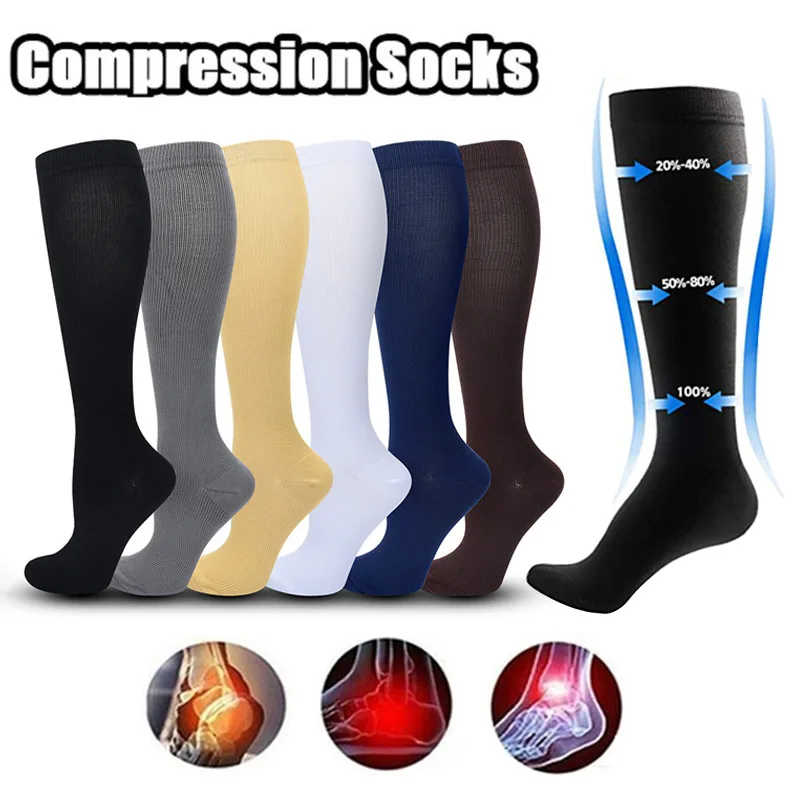 1 ペアの女性用 & 男性用着圧ソックス 15-20 MMH - Compression Sleeve Calf のレビューと価格