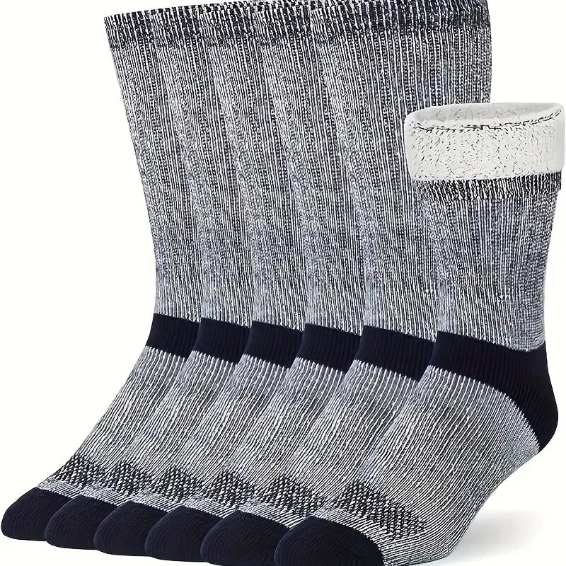 メリノハイキングソックス、冬用ブーツ用暖かいクルーソックス、 - Wool Hiking Sock のレビューと価格