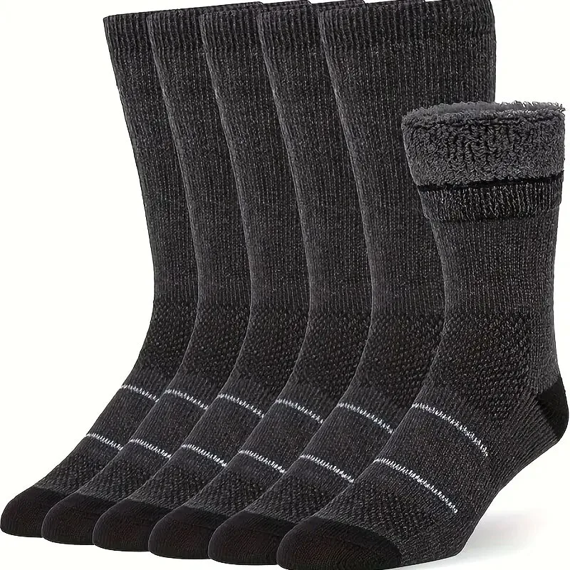 メリノハイキングソックス、冬用ブーツ用暖かいクルーソックス、 - Wool Hiking Sock のレビューと価格