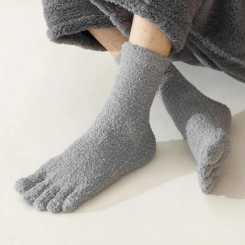 1/5足組 メンズ サーマル つま先ソックス 冬 厚手 保温 - Thermal Sock Winter のレビューと価格