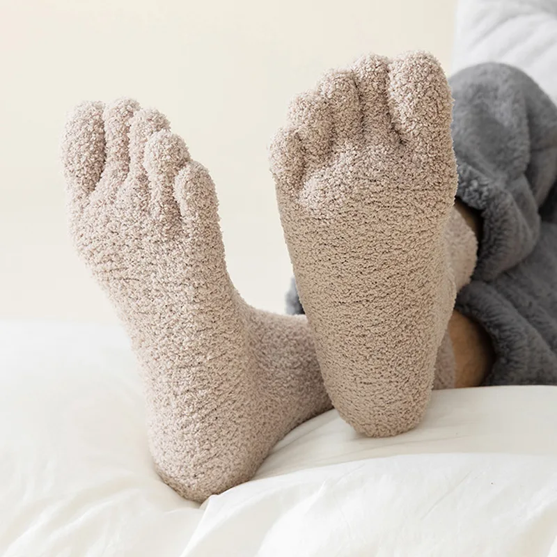 1/5足組 メンズ サーマル つま先ソックス 冬 厚手 保温 - Thermal Sock Winter のレビューと価格